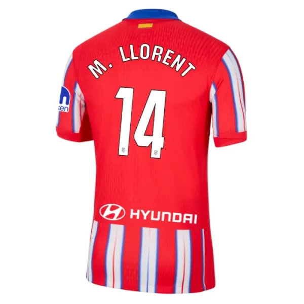 Maillot Atlético Madrid M. Llorent 14 Homme Domicile 2024-25