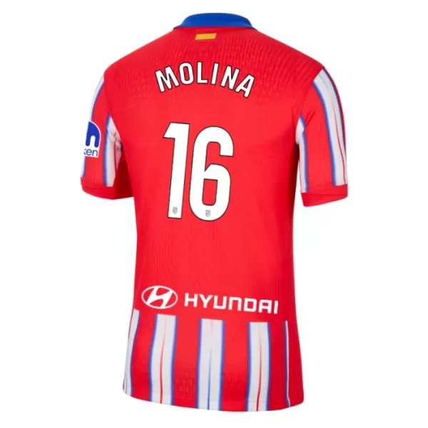 Maillot Atlético Madrid Molina 16 Homme Domicile 2024-25