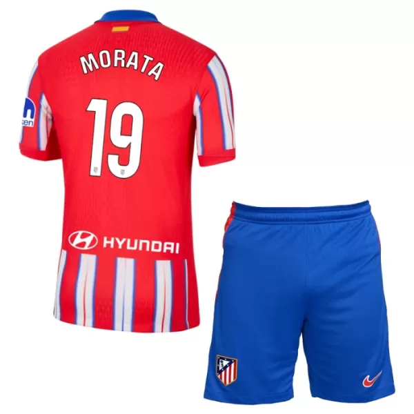 Maillot Atlético Madrid Morata 19 Enfant Domicile 2024-25