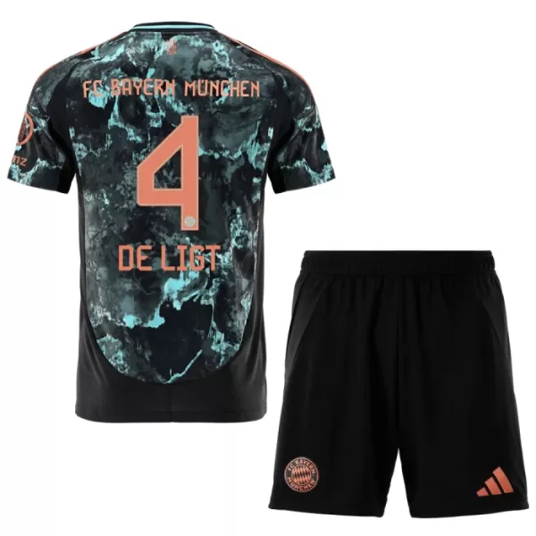 Maillot FC Bayern Munich De Ligt 4 Enfant Extérieur 2024-25