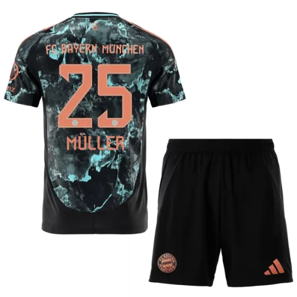 Maillot FC Bayern Munich Muller 25 Enfant Extérieur 2024-25