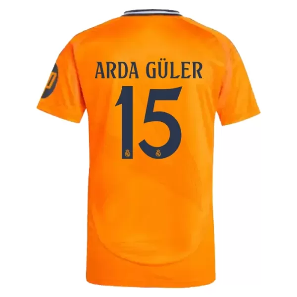 Maillot Real Madrid Arda Guler 15 Homme Extérieur 2024-25