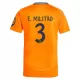 Maillot Real Madrid E. Militao 3 Homme Extérieur 2024-25