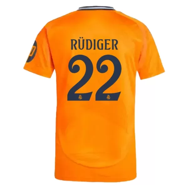 Maillot Real Madrid Rudiger 22 Homme Extérieur 2024-25