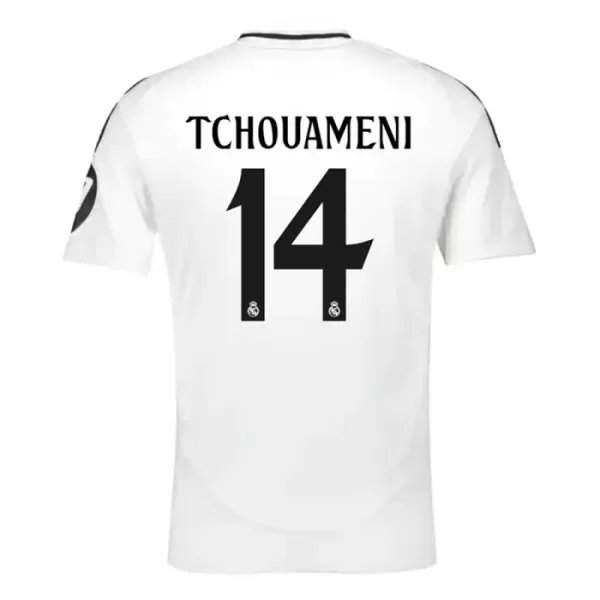 Maillot Real Madrid Tchouameni 14 Homme Domicile 2024-25