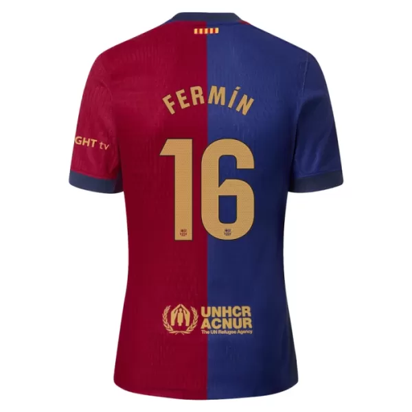 Maillot FC Barcelone Fermin 16 Homme Domicile 2024-25