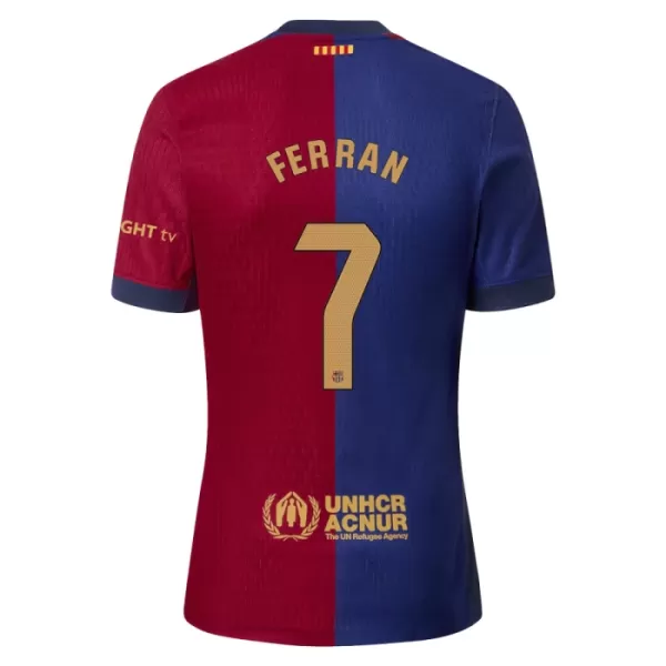 Maillot FC Barcelone Ferran 7 Homme Domicile 2024-25