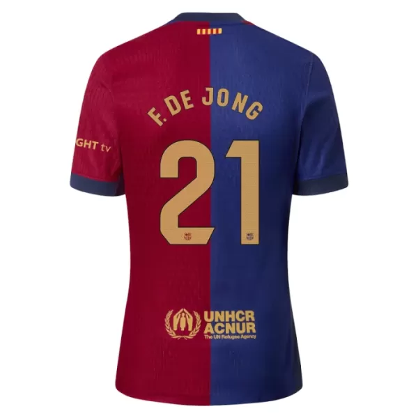 Maillot FC Barcelone Frenkie de Jong 21 Enfant Domicile 2024-25