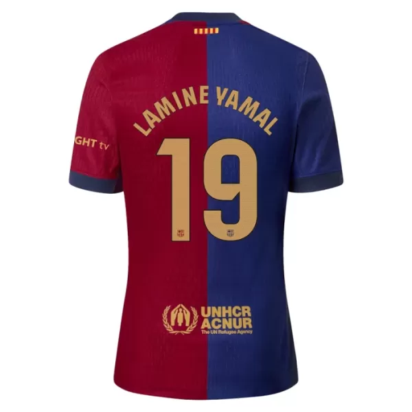 Maillot FC Barcelone Lamine Yamal 19 Enfant Domicile 2024-25