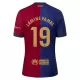 Maillot FC Barcelone Lamine Yamal 19 Enfant Domicile 2024-25