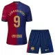 Maillot FC Barcelone Lewandowski 9 Enfant Domicile 2024-25