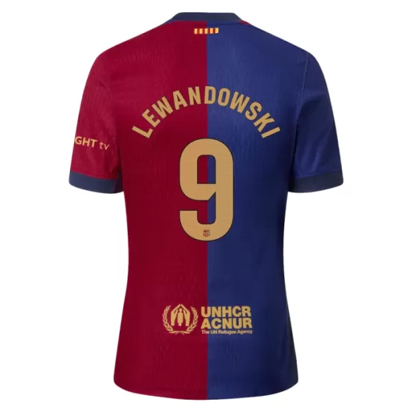 Maillot FC Barcelone Lewandowski 9 Enfant Domicile 2024-25