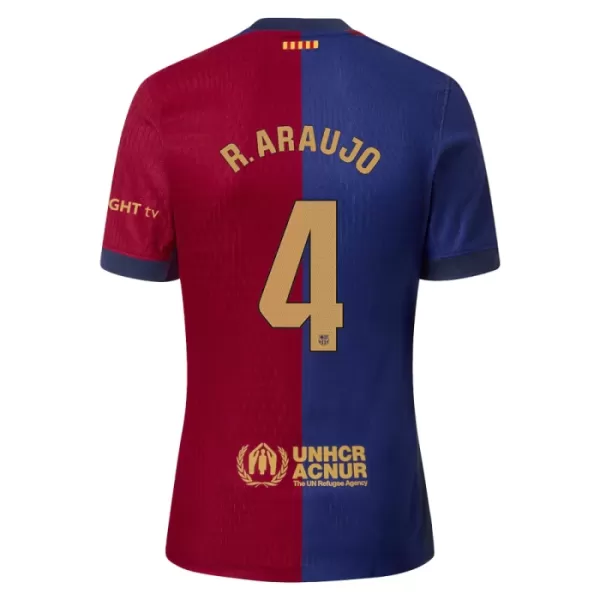 Maillot FC Barcelone R. Araujo 4 Enfant Domicile 2024-25