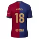 Maillot FC Barcelone Romeu 18 Homme Domicile 2024-25