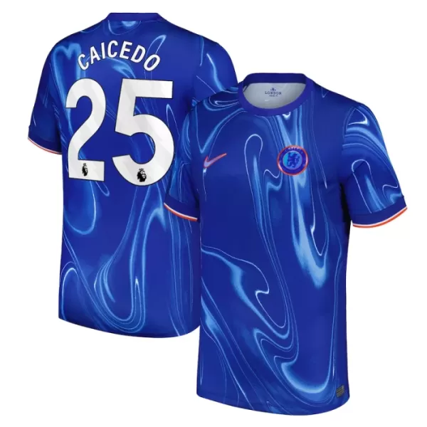 Maillot Chelsea Caicedo 25 Homme Domicile 2024-25