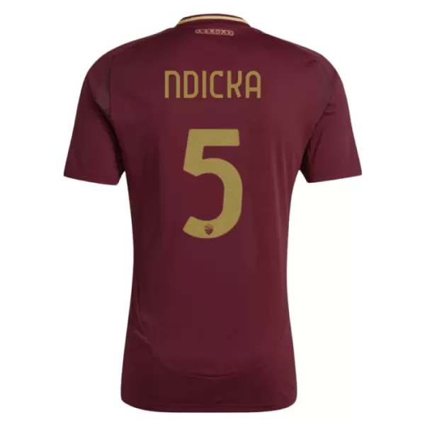 Maillot AS Roma Ndicka 5 Homme Domicile 2024-25