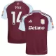 Maillot Aston Villa Pau 14 Homme Domicile 2024-25