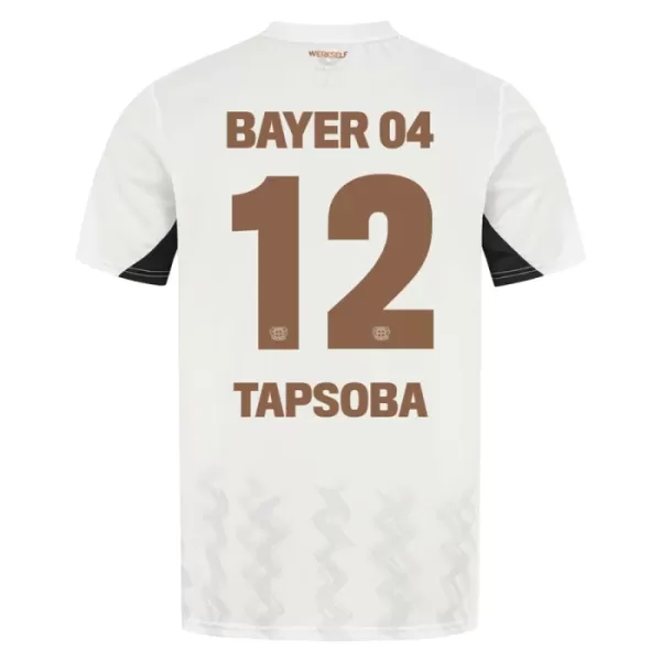 Maillot Bayer 04 Leverkusen Edmond Tapsoba 12 Homme Extérieur 2024-25