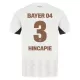 Maillot Bayer 04 Leverkusen Piero Hincapie 3 Homme Extérieur 2024-25