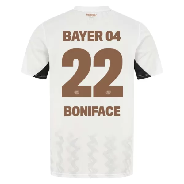 Maillot Bayer 04 Leverkusen Victor Boniface 22 Homme Extérieur 2024-25