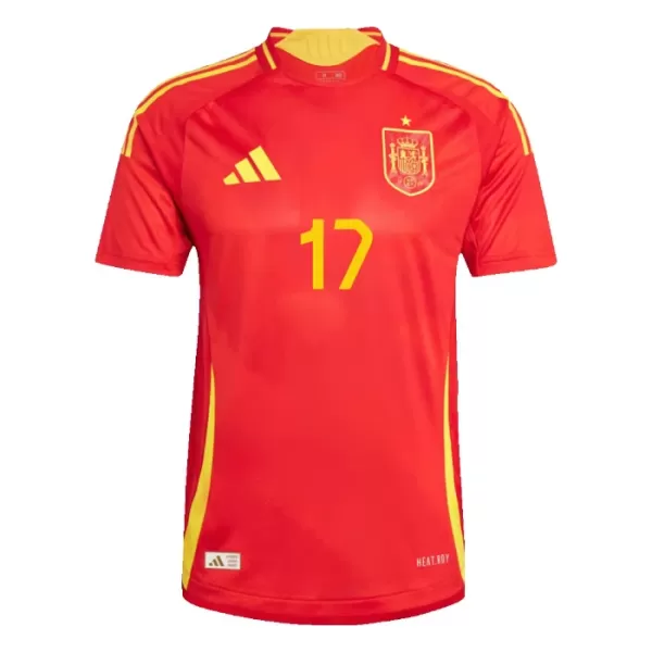 Maillot Espagne Williams JR 17 Enfant Domicile Euro 2024