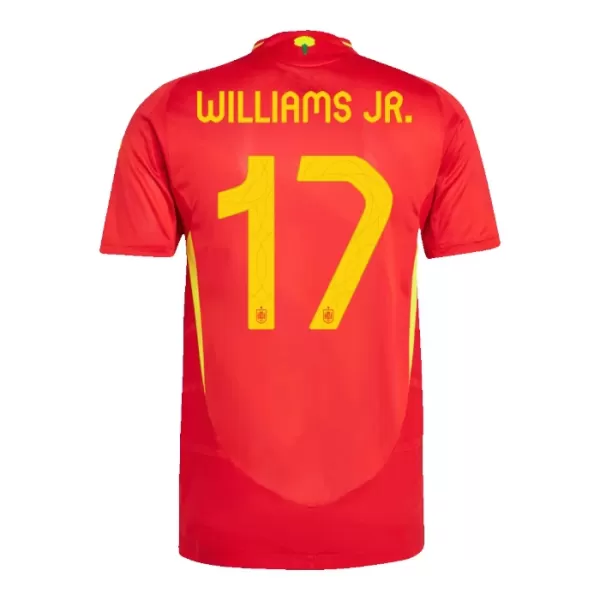 Maillot Espagne Williams JR 17 Enfant Domicile Euro 2024