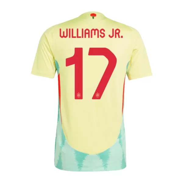 Maillot Espagne Williams JR 17 Enfant Extérieur Euro 2024