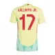 Maillot Espagne Williams JR 17 Enfant Extérieur Euro 2024