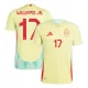 Maillot Espagne Williams JR 17 Homme Extérieur Euro 2024