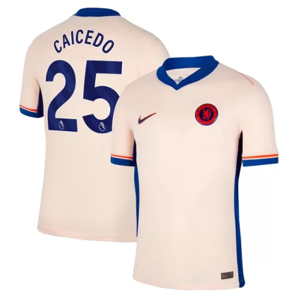 Maillot Chelsea Caicedo 25 Homme Extérieur 2024-25