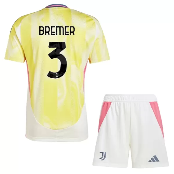 Maillot Juventus Bremer 3 Enfant Extérieur 2024-25