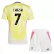 Maillot Juventus Chiesa 7 Enfant Extérieur 2024-25