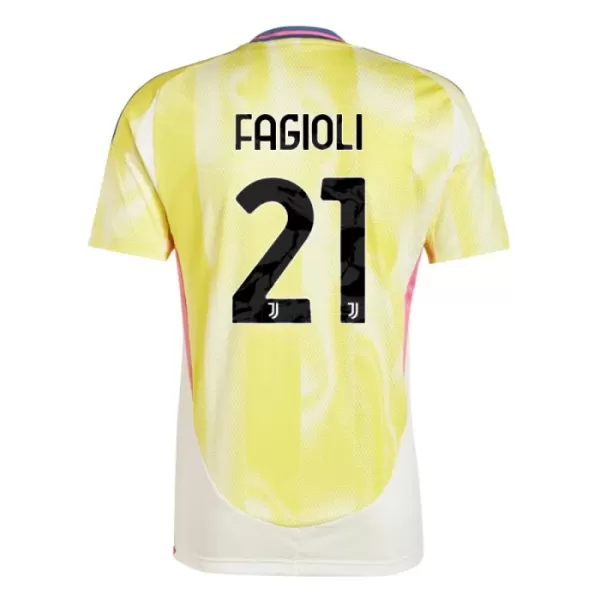 Maillot Juventus Fagioli 21 Homme Extérieur 2024-25