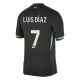 Maillot Liverpool Luis Diaz 7 Homme Extérieur 2024-25