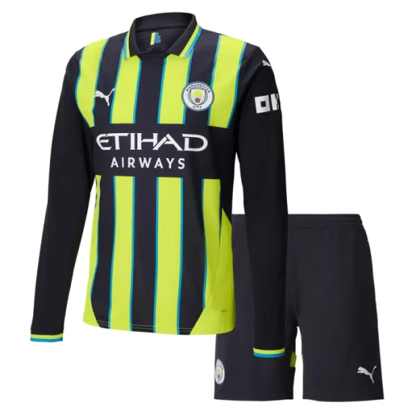 Maillot Manches Longues Manchester City Enfant Extérieur 2024-25