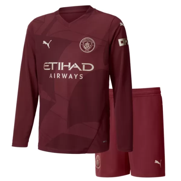 Maillot Manches Longues Manchester City Enfant Third 2024-25