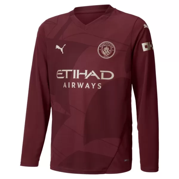 Maillot Manches Longues Manchester City Enfant Third 2024-25