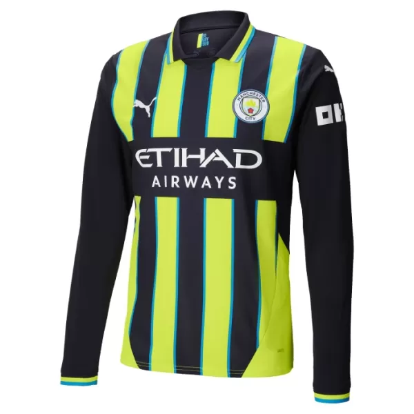 Maillot Manches Longues Manchester City Homme Extérieur 2024-25