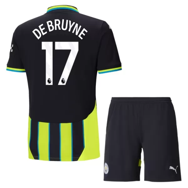 Maillot Manchester City De Bruyne 17 Enfant Extérieur 2024-25