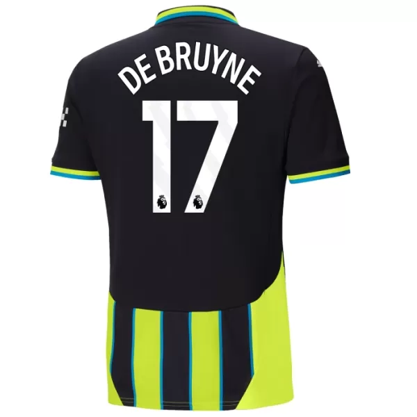 Maillot Manchester City De Bruyne 17 Enfant Extérieur 2024-25