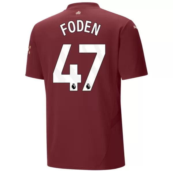 Maillot Manchester City Foden 47 Enfant Third 2024-25