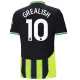 Maillot Manchester City Grealish 10 Homme Extérieur 2024-25