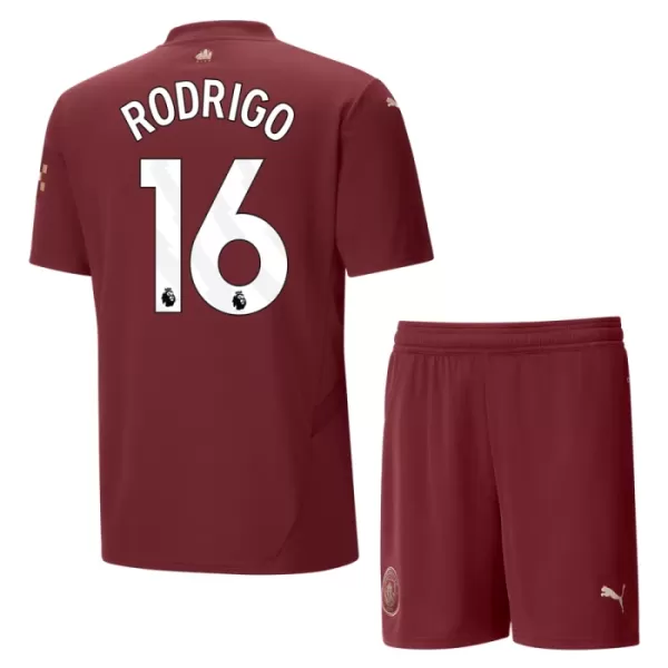 Maillot Manchester City Rodrigo 16 Enfant Third 2024-25