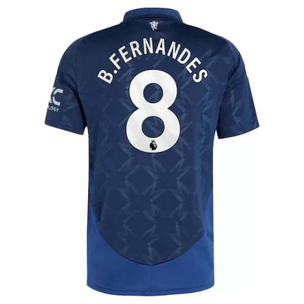 Maillot Manchester United Bruno Fernandes 8 Homme Extérieur 2024-25