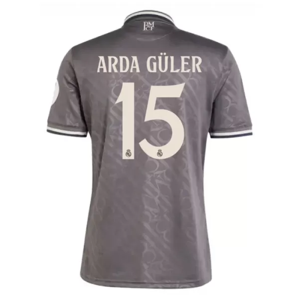 Maillot Real Madrid Arda Guler 15 Homme Third 2024-25