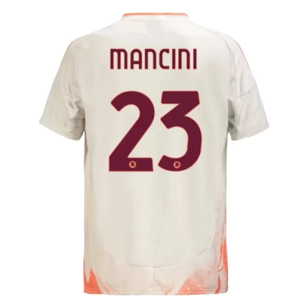 Maillot AS Roma Mancini 23 Homme Extérieur 2024-25