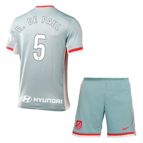 Maillot Atlético Madrid R. De Paul 5 Enfant Extérieur 2024-25