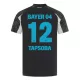 Maillot Bayer 04 Leverkusen Edmond Tapsoba 12 Homme Third 2024-25