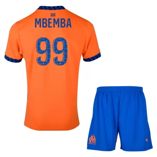 Maillot Olympique de Marseille Mbemba 99 Enfant Third 2024-25