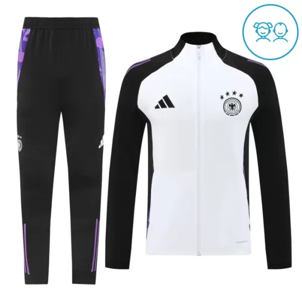 Allemagne Ensemble Vestes d'Entraînement Enfant 2024-25 Blanche